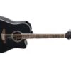 Takamine G-series Cutaway Dreadnought 12 String Acoustic Guitar With Gig Bag, Black GD38CE-BLK