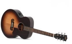 Sigma Guitars Grand Jumbo Acoustic Electric, Vintage Sunburst GJM-SGE+