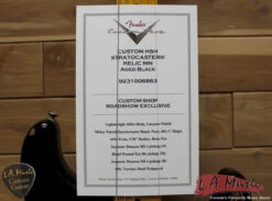Fender Custom Shop Custom Strat RELIC HSH MN - AGED BLACK 9231006863 20 Fender Custom Shop Custom Strat RELIC HSH MN - AGED BLACK 9231006863 -L.A MUSIC Instruments Good 10 41589.1445544017.1280.1280