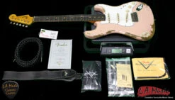 Fender Custom Shop L-Series 1964 Stratocaster Super Heavy Relic Shell Pink Rosewood 9231990856 - Serial Number - L11388 -L.A MUSIC Instruments Good 11 87366.1428615058.1280.1280