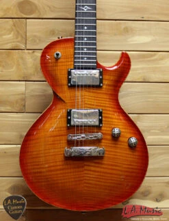 DBZ Bolero Guitar Flame Top Amber Cherry Sunburst Made In China