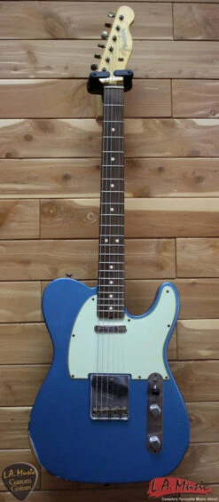 Fender Custom Shop 1963 Telecaster Relic Lake Placid Blue 9231999802 -L.A MUSIC Instruments Good 2 66617.1443112050.1280.1280
