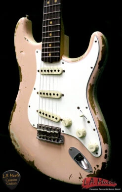 Fender Custom Shop L-Series 1964 Stratocaster Super Heavy Relic Shell Pink Rosewood 9231990856 - Serial Number - L11388 -L.A MUSIC Instruments Good 9 56185.1428606215.1280.1280