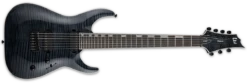 ESP LTD H1007FM 7 STRING ELECTRIC GUITAR SEE THRU BLACK LH1007FMSTBLK