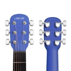 Lava Music ME Play 36” Acoustic / Electric Guitar With Gig Bag, Deep Blue / Frost White L9200005 -L.A MUSIC Instruments L9200005 hqw 11