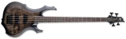 ESP LTD F-4 Ebony 4-String Electric Bass, Charcoal Burst LF4EBPCHBS