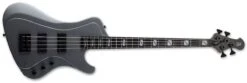 ESP LTD JC-4 4-String Electric Bass, Dark Grey Metallic Satin LJC4DGMS