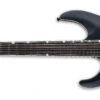 ESP LTD MH-1000 Baritone Left-Handed Electric Guitar, Black Satin LMH1000BBLKSLH