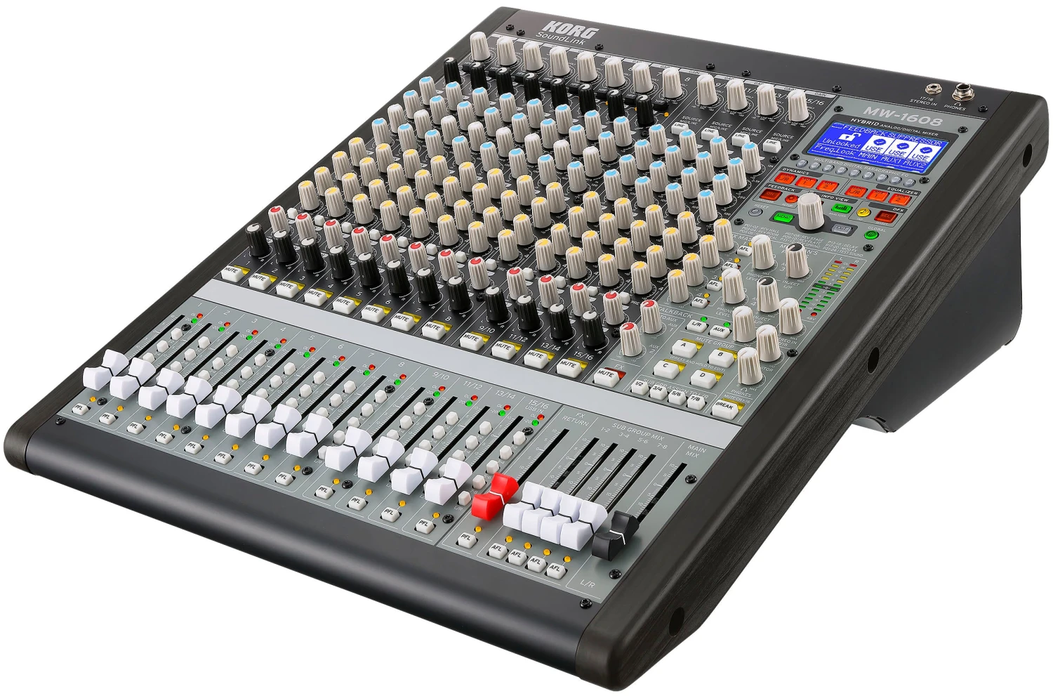 Korg 16-Channel Hybrid Analog Digital Mixer MW1608 3 Korg 16-Channel Hybrid Analog Digital Mixer MW1608 - Image 3