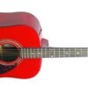 Oscar Schmidt OG2TR Dreadnaught Transparent Red