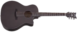 Schecter ORLEANS-STUDIO-AC-SSTBLK Orleans Studio Acoustic Electric Satin See Thru Black 3713-SHC