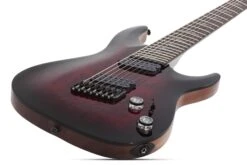Schecter Omen Elite-7 Multiscale 7 String Black Cherry Burst 2462-SHC -L.A MUSIC Instruments OmenElite 7MS.BlackCherryBurst.12