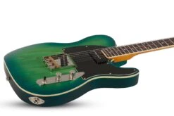 Schecter PT Special Aqua Burst Pearl 668-SHC -L.A MUSIC Instruments PTSPECIALAQBP668BACKMFTILT