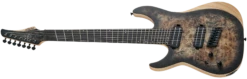 Schecter Reaper-7 Multiscale Left Handed Satin Charcoal Burst 1515-SHC