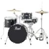 Pearl ROADSHOW RS584CC31 4 PIECE COMPLETE DRUM KIT SET With STANDS & CYMBALS JET BLACK