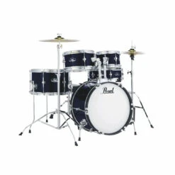 Pearl Roadshow Junior 5-Piece Drumset W/ 16" Bass Drum, Hardware & Cymbals, Royal Blue Metallic RSJ465CC743