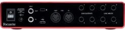 Focusrite 8-in 6-out USB Audio Interface SCARLETT-8I6-3RD-GEN -L.A MUSIC Instruments SCARLETT 8I6 3RD GEN hqw rear