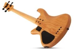 Schecter STILETTO-SESSION-4-ANS Natural Satin 4 String Bass With EMG 35DC35J Pickups 2850-SHC -L.A MUSIC Instruments SESSIONSTILETTO 4ANSBACKFULL