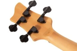 Schecter STILETTO-SESSION-4-ANS Natural Satin 4 String Bass With EMG 35DC35J Pickups 2850-SHC -L.A MUSIC Instruments SESSIONSTILETTO 4ANSHEADSTOCKBACK