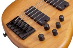 Schecter STILETTO-SESSION-5-ANS Natural Satin 5 String Bass With EMG 40DC 40J Pickups 2851-SHC -L.A MUSIC Instruments SESSION 20STILETTO 205 20ANS 20BRIDGE