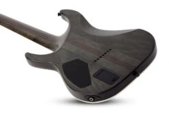 Schecter C-7 SLS 7 Evil Twin Satin Black 7 String 1349-SHC -L.A MUSIC Instruments SLS ELITE C 7 EVIL TWIN BODY BACK HIGHRES