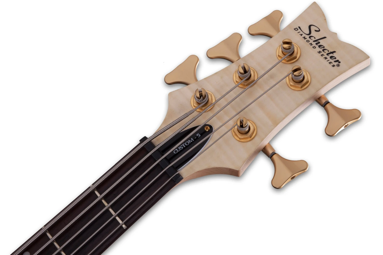 Schecter STILETTO-CST-5-LH-NAT Natural Satin 5 String Bass With EMG HZ Pickups 2542-SHC 5 Schecter STILETTO-CST-5-LH-NAT Natural Satin 5 String Bass With EMG HZ Pickups 2542-SHC - Image 5