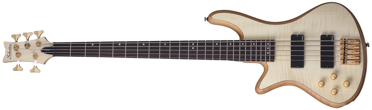 Schecter STILETTO-CST-5-LH-NAT Natural Satin 5 String Bass With EMG HZ Pickups 2542-SHC 1 Schecter STILETTO-CST-5-LH-NAT Natural Satin 5 String Bass With EMG HZ Pickups 2542-SHC