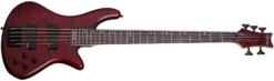 Schecter STILETTO-CST-5-VRS Vampire Red 5 String Bass With EMG HZ Pickups 2538-SHC