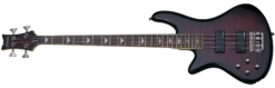 Schecter STILETTO-EXT-4-LH-BCH Black Cherry 4 String Bass With Schecter Diamond Bass 2507-SHC