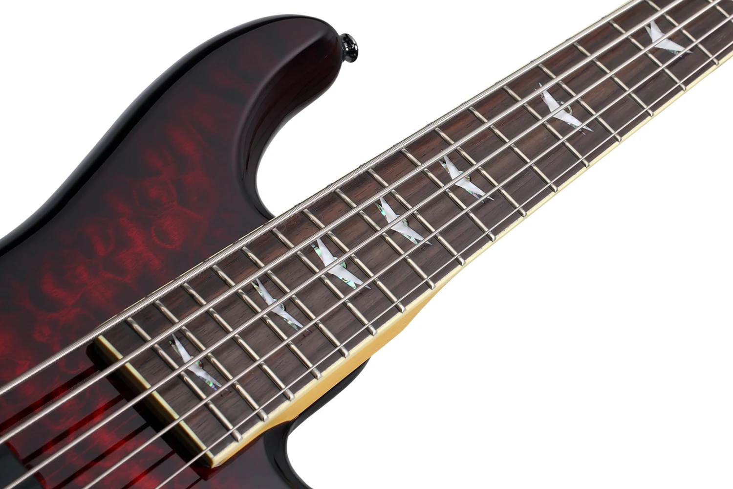 Schecter STILETTO EXT 5 BCH Black Cherry 5 String Bass With Schecter Diamond Bass 2502-SHC 6 Schecter STILETTO EXT 5 BCH Black Cherry 5 String Bass With Schecter Diamond Bass 2502-SHC - Image 6