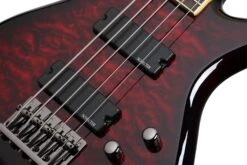Schecter STILETTO-EXT-5-LH-BCH Black Cherry 5 String Bass With Schecter Diamond Bass 2508-SHC -L.A MUSIC Instruments STILETTO 20EXTREME 205 20BCH 20PICKUPS 20FAR8