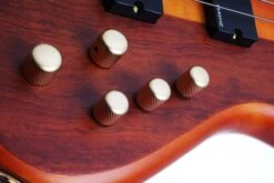 Schecter STILETTO STU 4FL HSN Honey Satin 4 String Bass With EMG HZ Pickups 2750-SHC -L.A MUSIC Instruments STILETTO 20STUDIO 204 20HSN 20FL 20KNOBS