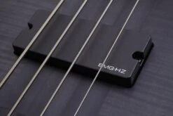 Schecter STILETTO-STU-4-STBLS See Thru Black 4 String Bass With EMG HZ Pickups 2711-SHC -L.A MUSIC Instruments STILETTO 20STUDIO 204 20STBLK 20PICKUPS