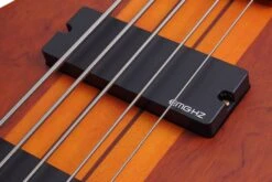 Schecter STILETTO-STU-5-HSN Honey Satin 5 String Bass With EMG HZ Pickups 2720-SHC -L.A MUSIC Instruments STILETTO 20STUDIO 205 20HSN 20PICKUPS