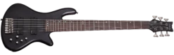 Schecter STILETTO-STU-6-STBLS See Thru Black 6 String Bass With EMG HZ Pickups SCH-2731