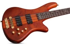 Schecter STILETTO-STU-8-HSN Honey Satin 8 String Bass With EMG HZ Pickups 2740-SHC -L.A MUSIC Instruments STILETTO 20STUDIO 208 20HSN 20BODYTILT