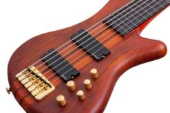 Schecter Stiletto Studio-6 FL Fretless Honey Satin HSN 2791-SHC -L.A MUSIC Instruments STILETTO STUDIO 6 FL HSN PICKUPS