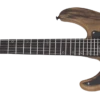 Schecter Sun Valley Super Shredder Exotic Black Limba LEFT HANDED Black Limba 1267-SHC