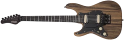 Schecter Sun Valley Super Shredder Exotic Black Limba LEFT HANDED Black Limba 1267-SHC