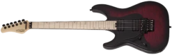 Schecter Miles Dimitri Baker SVSS LH Left Handed Crimson Red Burst Satin 2136-SHC