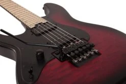 Schecter Miles Dimitri Baker SVSS LH Left Handed Crimson Red Burst Satin 2136-SHC -L.A MUSIC Instruments SVSS MDB CRBS LH TILT TREM FAR NEW