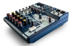 SOUNDCRAFT NOTEPAD-8FX 8 CHANNEL MIXER -L.A MUSIC Instruments Soundcraft NP 8FX 04 original
