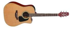 Takamine Pro Series 1 P1DC Dreadnought Body Acoustic Electric Guitar With Case, Natural