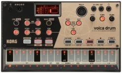 Korg Synthesized Drum Machine With 16 Step-Sequencer 6 Parts VOLCADRUM