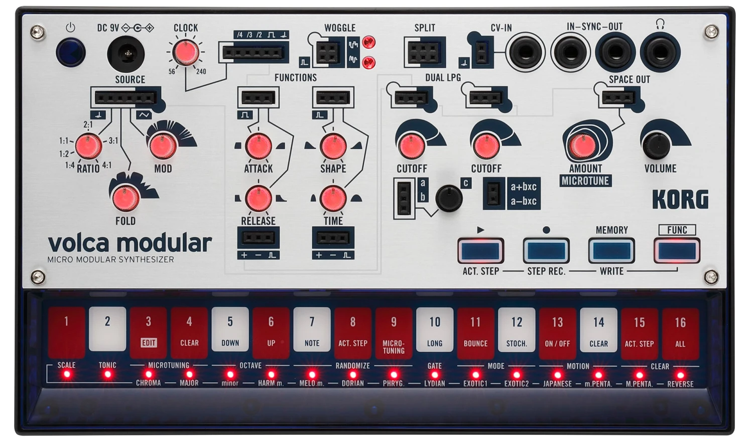 Korg Micro-Modular Synth With Multi Patch Points VOLCAMODULAR 1 Korg Micro-Modular Synth With Multi Patch Points VOLCAMODULAR