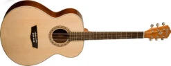 Washburn WG7S Harvest Natural Gloss Cutaway Elec Grand Auditorium Solid Sitka Spruce Mahogany