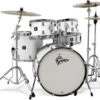 Gretsch Drums Energy Series 5 Piece Standard Drum Kit With Hardware White GE3825W