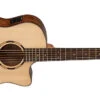 Washburn WLO10SCE Woodline Natural Cutaway Orchestra Solid Spruce Mahogany