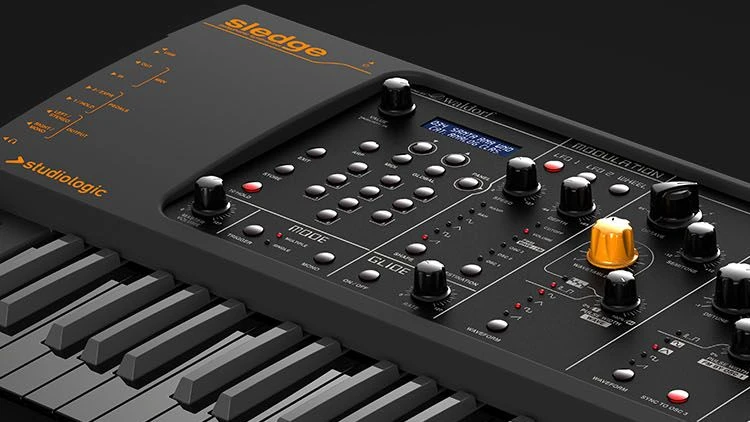 Studiologic-Fatar Lightweight Controller With Real Hammer Action Item ID: SLEDGE-BLACK 3 Studiologic-Fatar Lightweight Controller With Real Hammer Action Item ID: SLEDGE-BLACK - Image 3