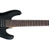 Schecter C-7-DELUXE-SBK Satin Black 7 String Guitar With Schecter Diamond Plus 437-SHC